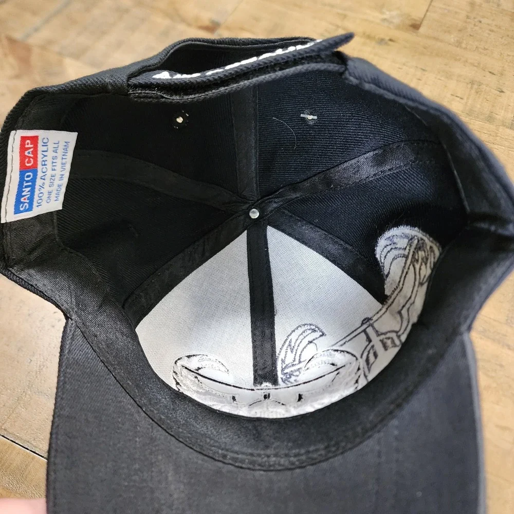 Santo Cap Mens Air Assault Military Hat Black Embroidered‎ Baseball Cap OSFA